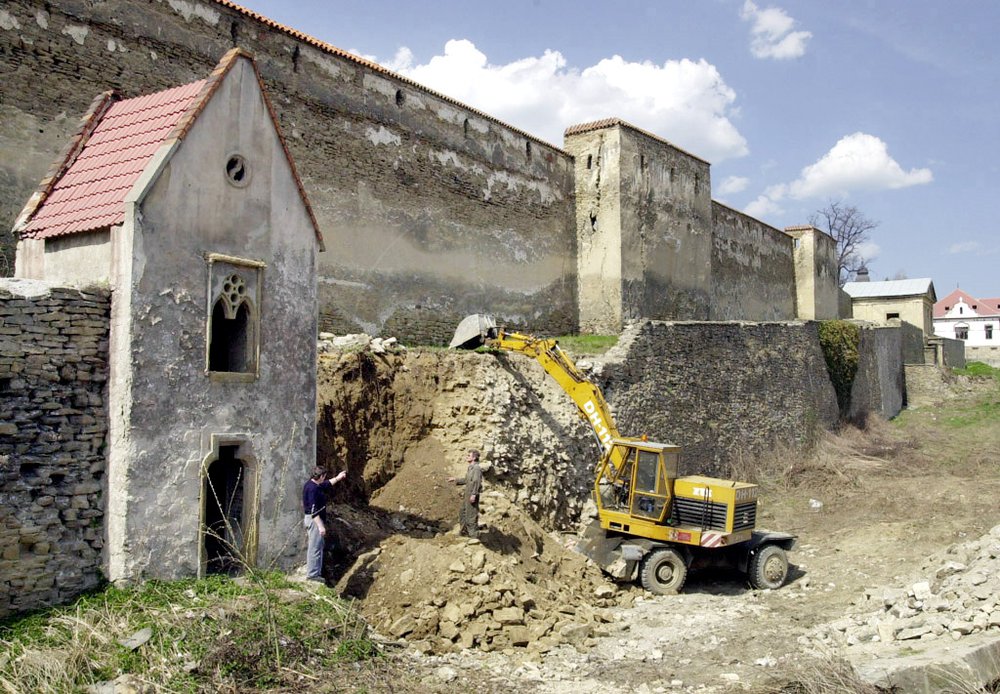 V Levoči hrozí pád časti opevnenia