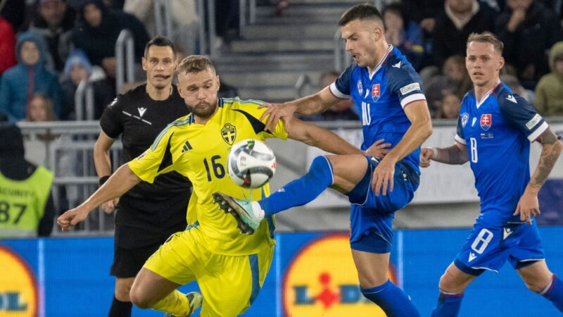 Liga národov: Švédsko – Slovensko 2:1