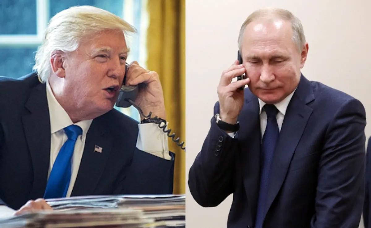 Donald Trump a Vladimír Putin dnes spolu telefonovali